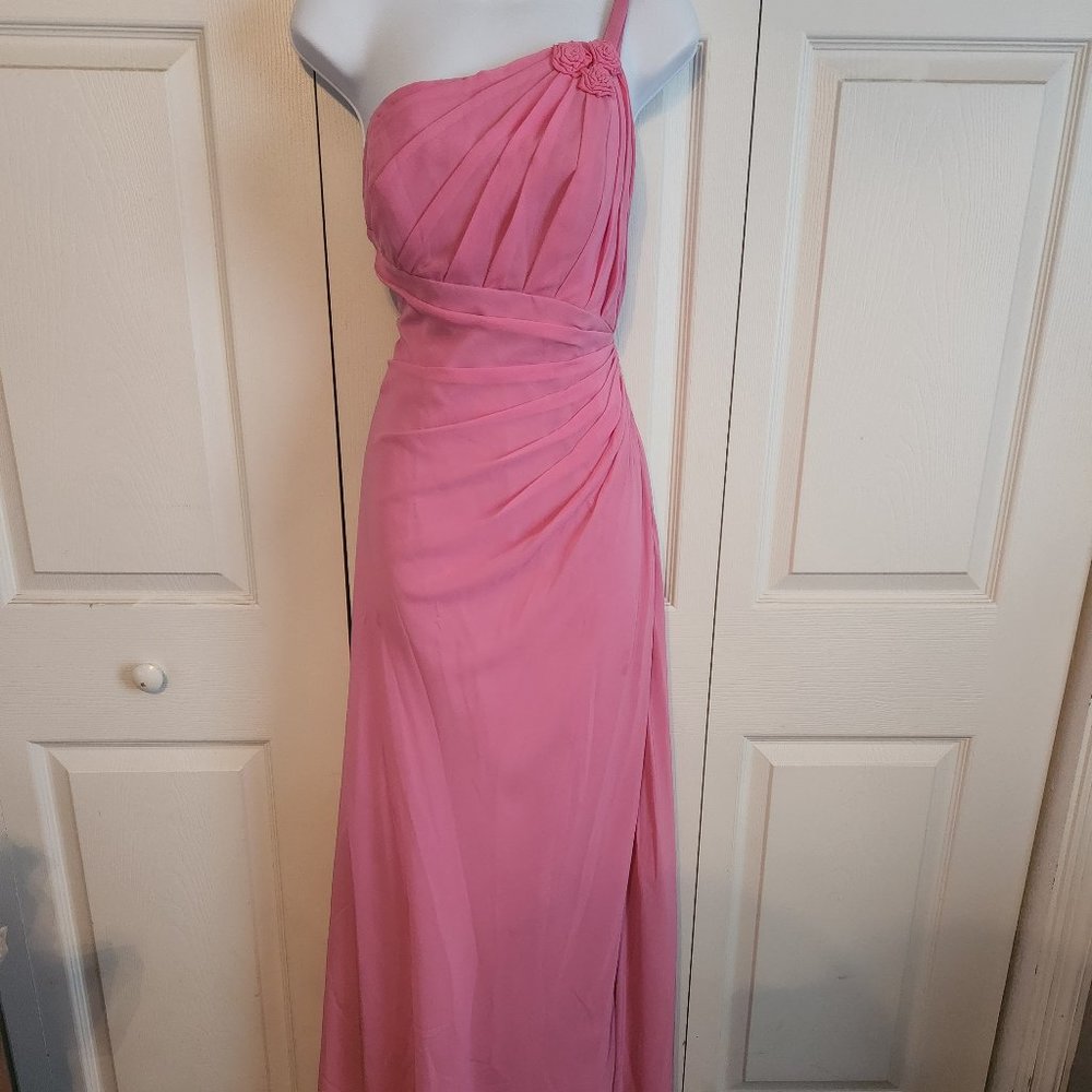 Andrew Adela Bridesmaid Dress - HOT PINK
